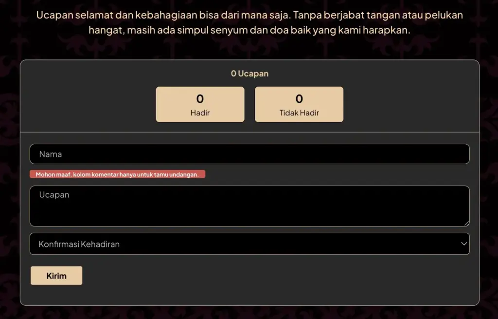 Manajemen tamu undangan